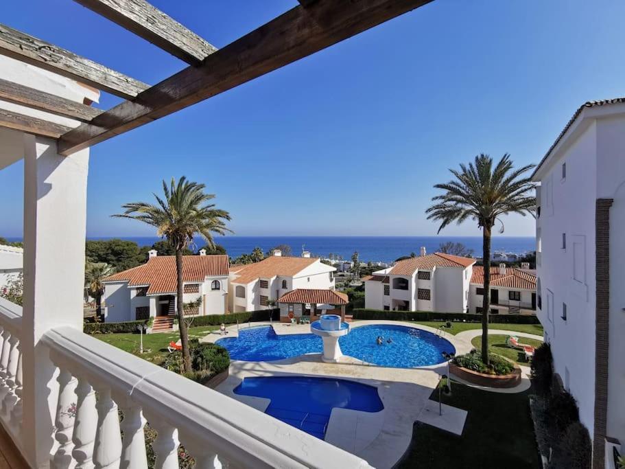 2Br+1Bthr Precioso Apartamento Con Vistas Al Mar Mijas Esterno foto